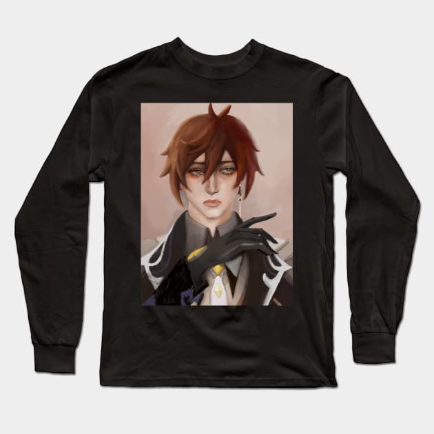 zhongli Long Sleeve T-Shirt by mynisel